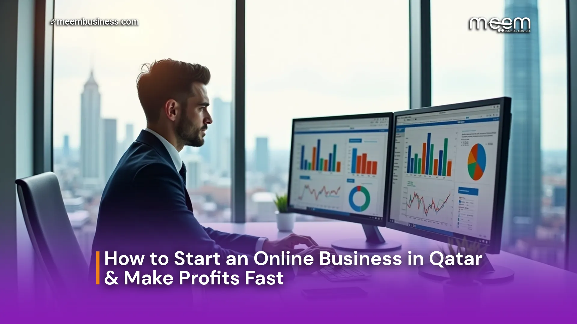 Start an Online Business in Qatar with meem business services