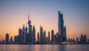 Modern Doha skyline at sunset representing Qatar rules and laws everyone should know in 2026